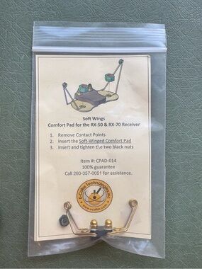 E-Collar Soft Wing Comfort Pad for the RX-50 & RX-70 receiver - Item # CPAD-014